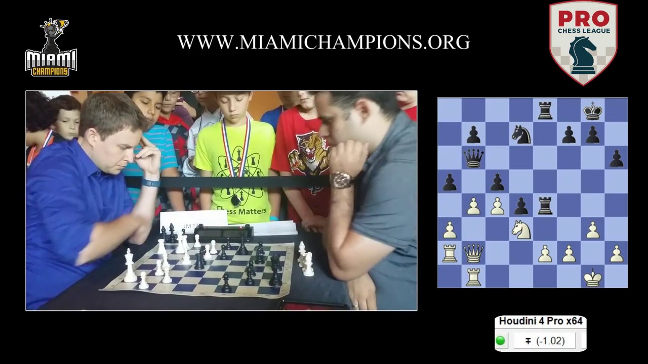 Live Chess Blitz: NM Bryan Tillis vs GM Pozo Vera