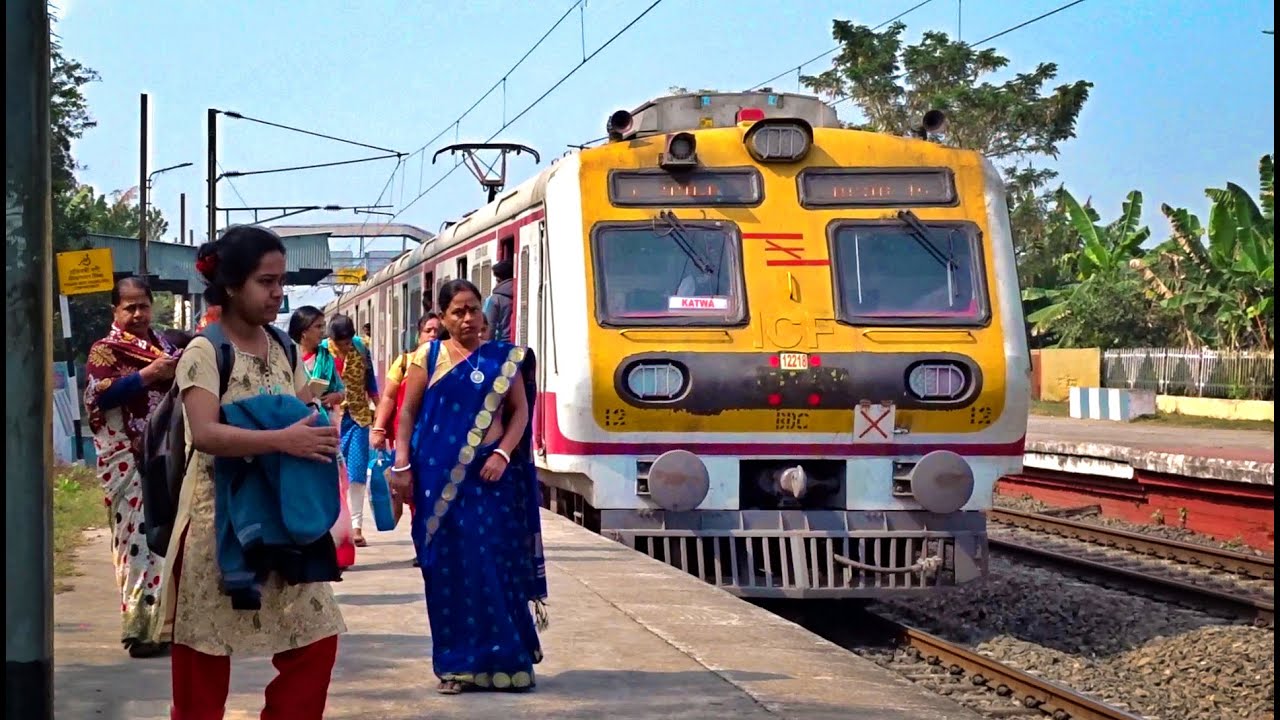 New generation Electric Multiple Unit train arriving swiftly || Eastern Railway