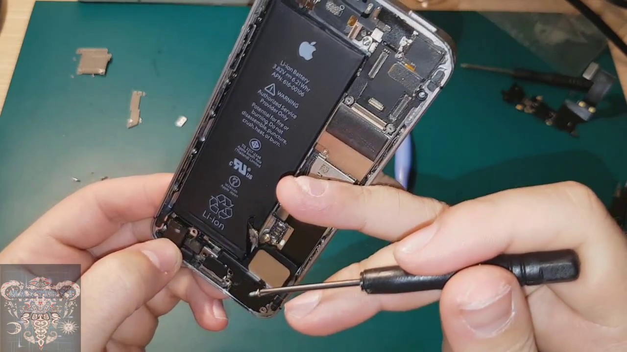 Cambiar flex de carga, microfono y auriculares iphone 5 SE