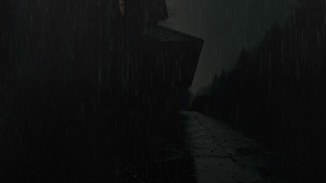 Fall Asleep in Minutes | Heavy Rain and Thunder Black Screen (10 Hours)