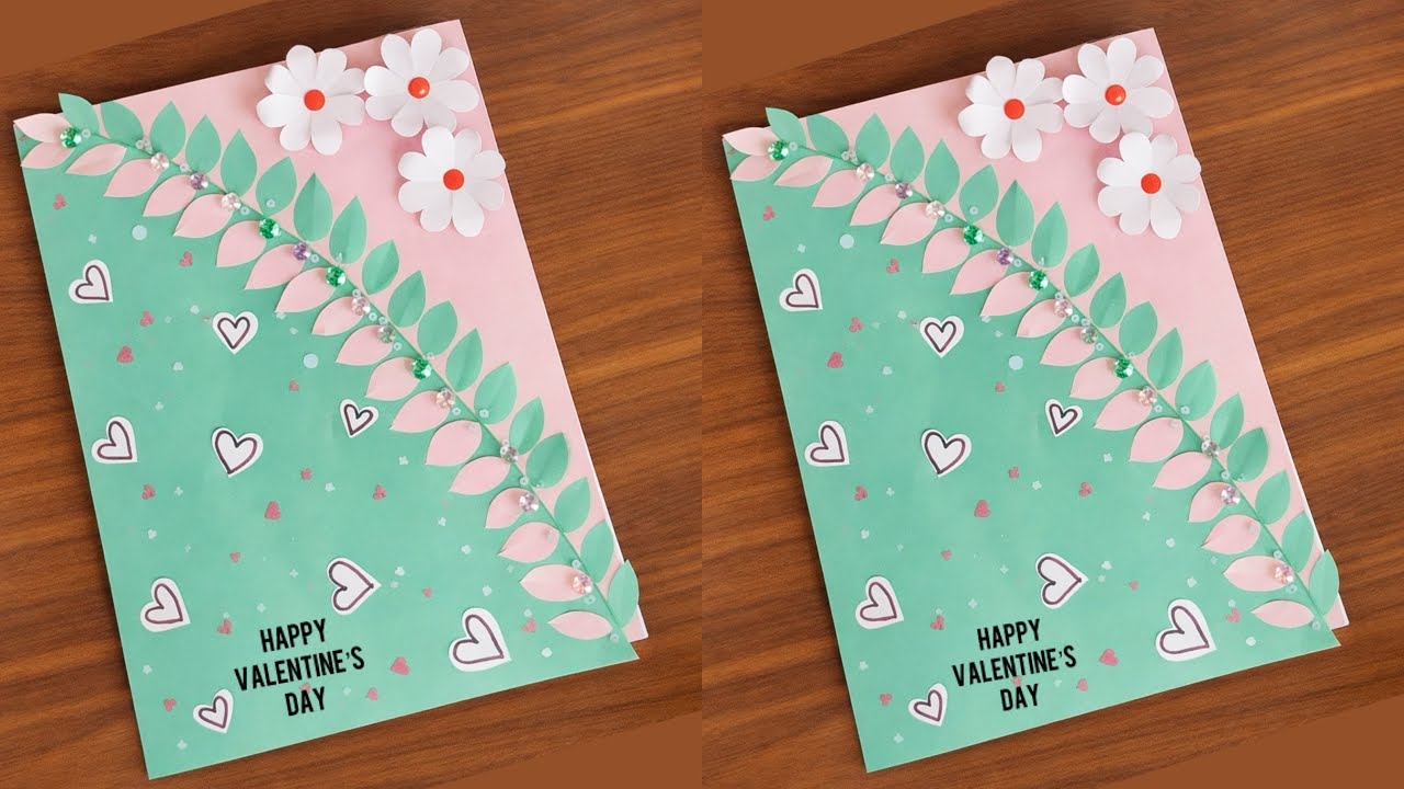 Valentine’s day card | How to Make Valentine’s day greeting card idea 