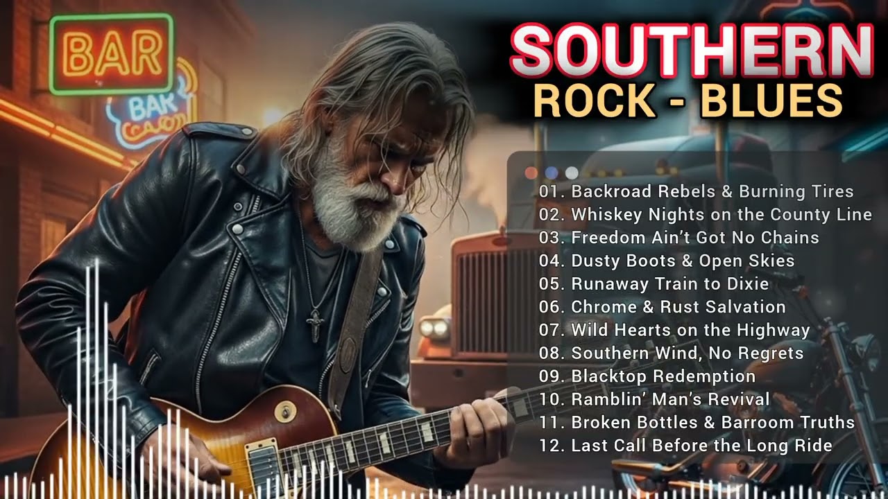 Southern Rock N Roll 🔥 Gritty 70s Blues-Rock | Freedom Highway Road Trip Music 2026
