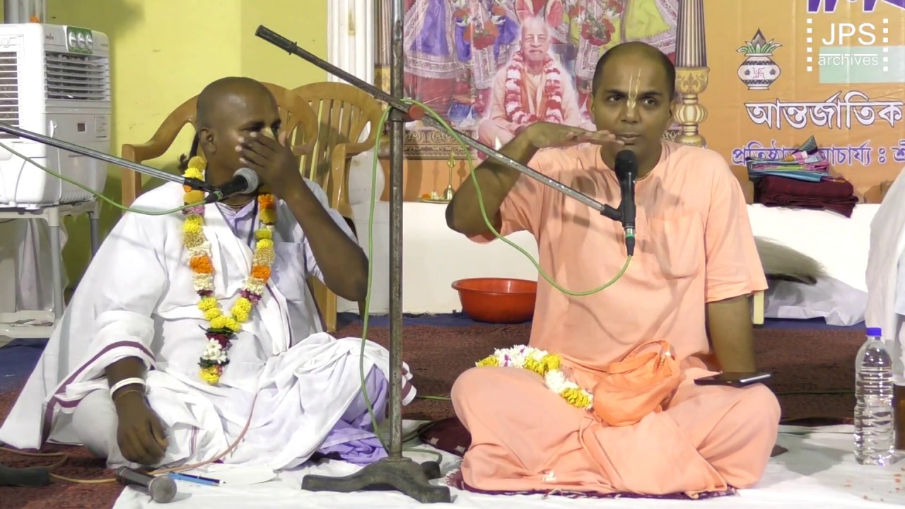 20170817 H.H.Jayapataka Swami gave a talk at the weekly JSSS Meeting in Mayapur.