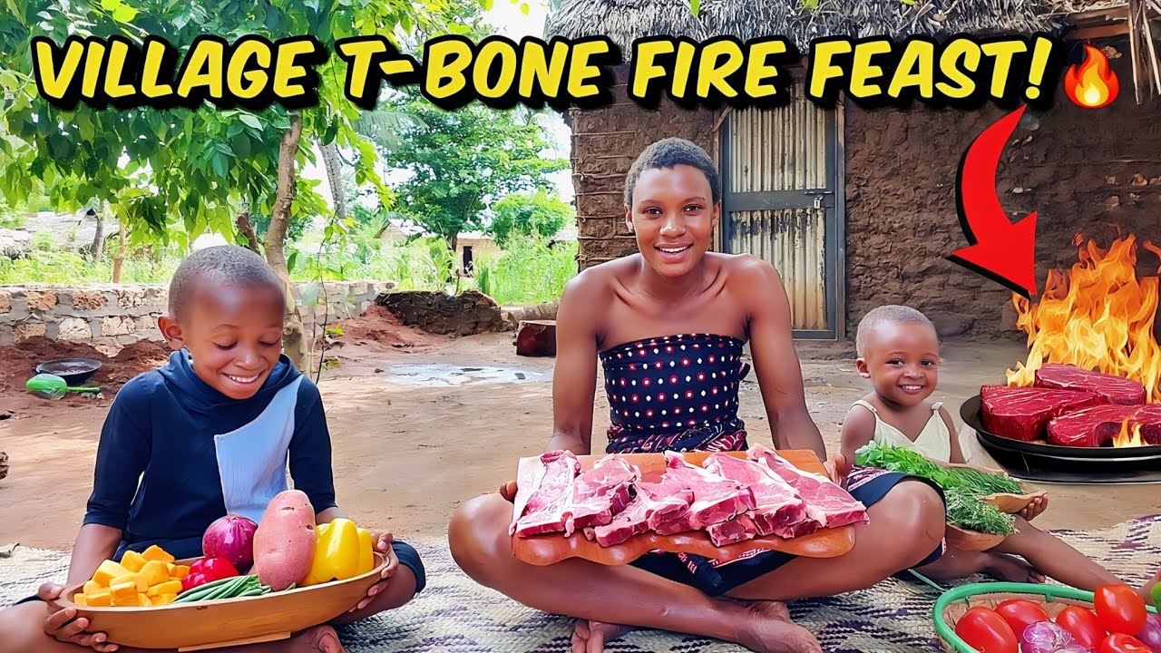 You’ve Never Seen T-Bone Grilled Like This! 🤯 Juicy Secrets + Outdoor Kitchen Almost Complete!