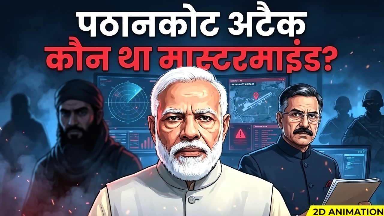 Kaise Pathankot Airbase Mein Terrorists Ghus Gaye | 2D Animation