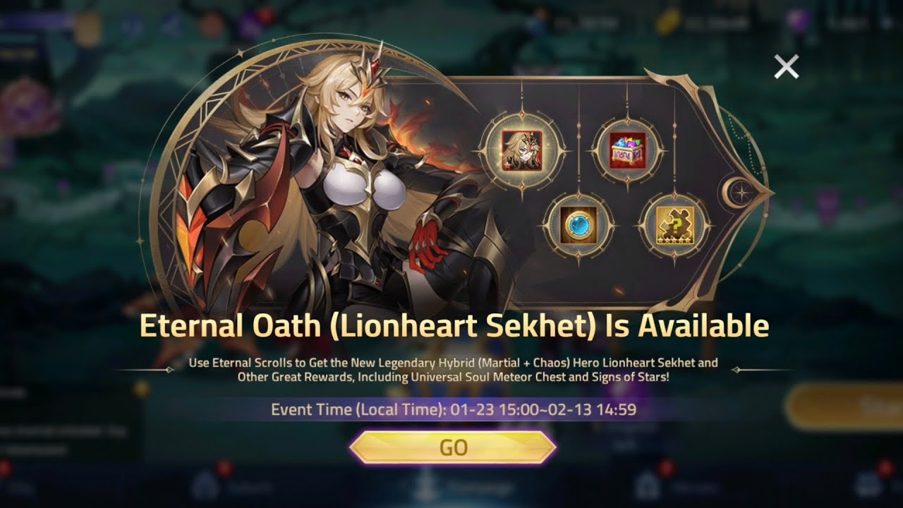 ML: Adventure | The New UR Hero - Lionheart Sekhet Is Here!!! 😱 Cloud Frontier & More! Pluto»