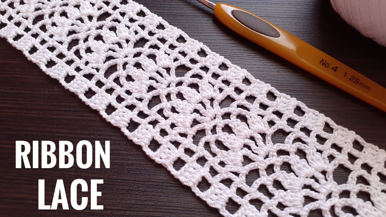 SUPER RIBBON LACE pattern for Beginners Easy to Crochet