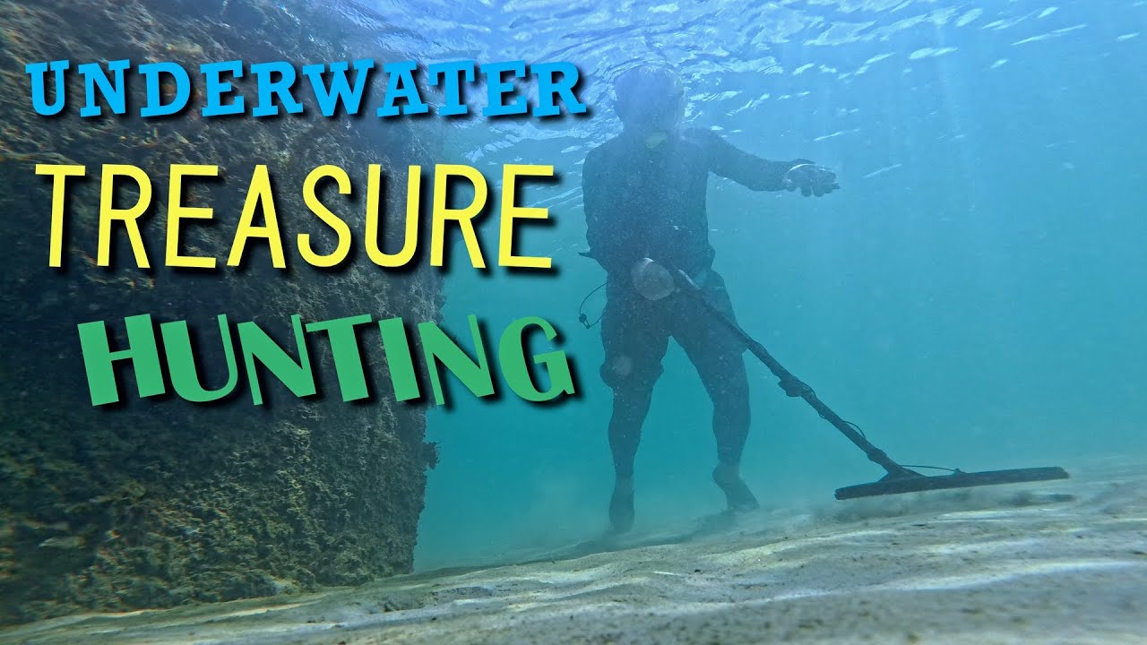 Underwater metal detecting on a tropical beach. 2 rings and more...