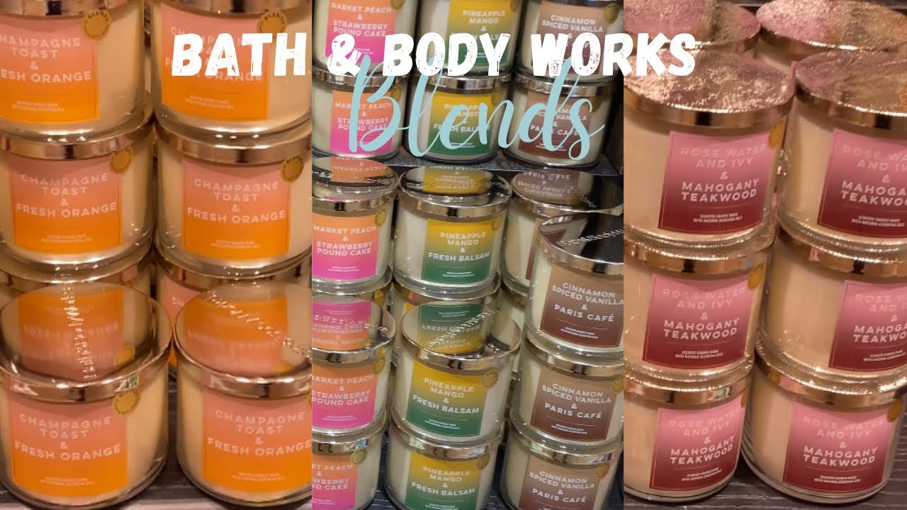 Bath & Body Works: 3 Wick Blends + SAS Update + Rose Water & Ivy and Mahogany Teakwood Blend Review