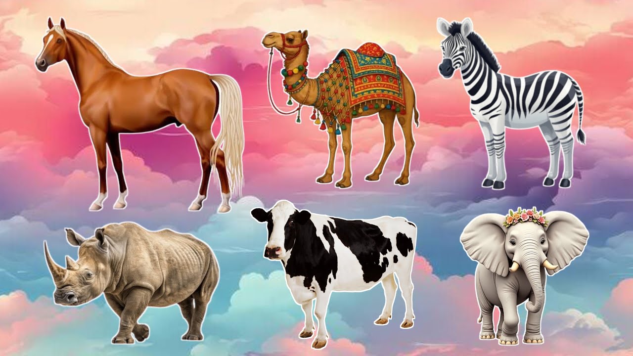 Animals Names For Kids | cartoon animated videos |animation song animal name ! Chapter #जानवरkids