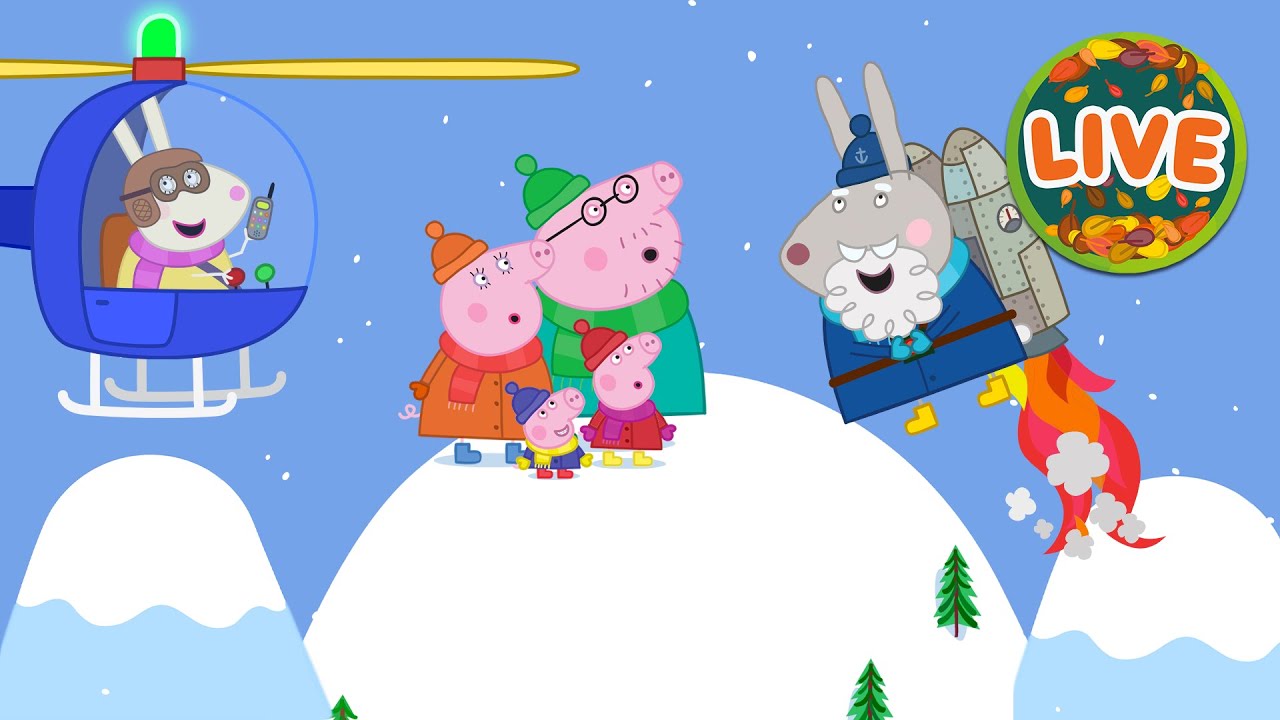 ❄️ Peppa Pig’s BIG Christmas Adventures LIVE! 🎁🎄| English Full Episodes | Holiday & Travel Days Out