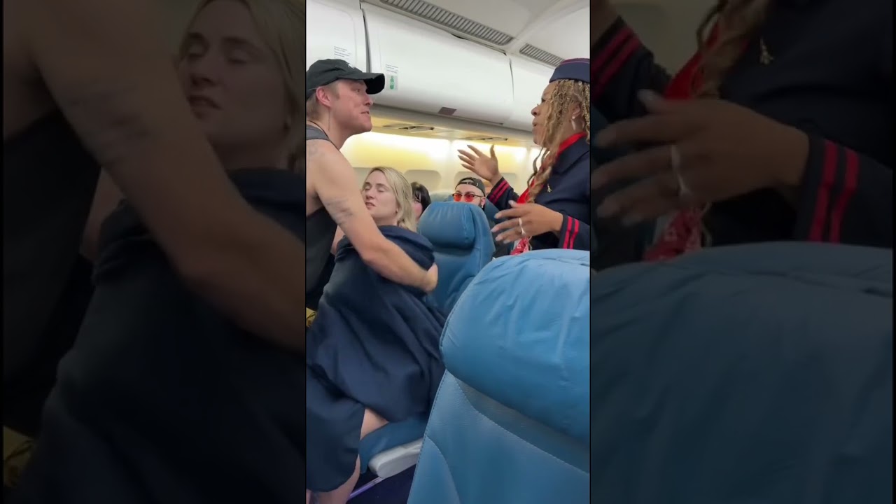 Flight attendant made her cover up