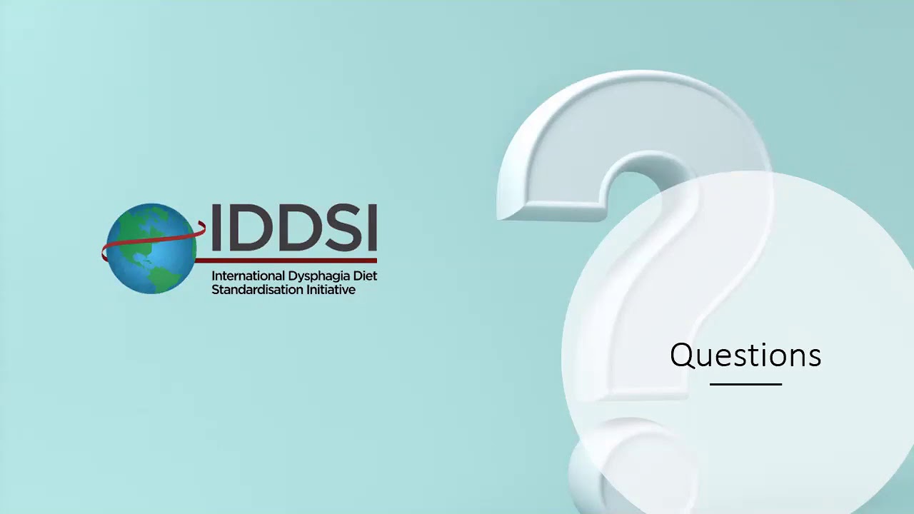 IDDSI Town Hall Oct 17 2019