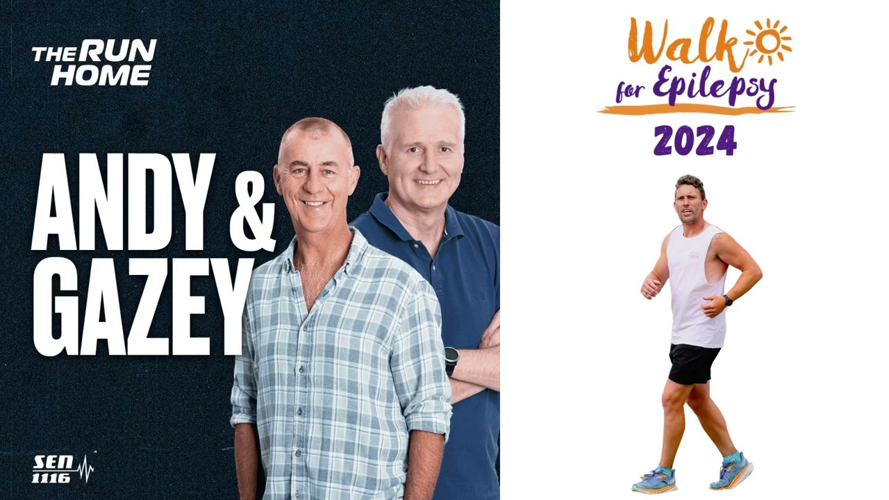 Heath Hocking on SEN Radio for Walk for Epilepsy 2024 - Post 250km Treadmill Challenge