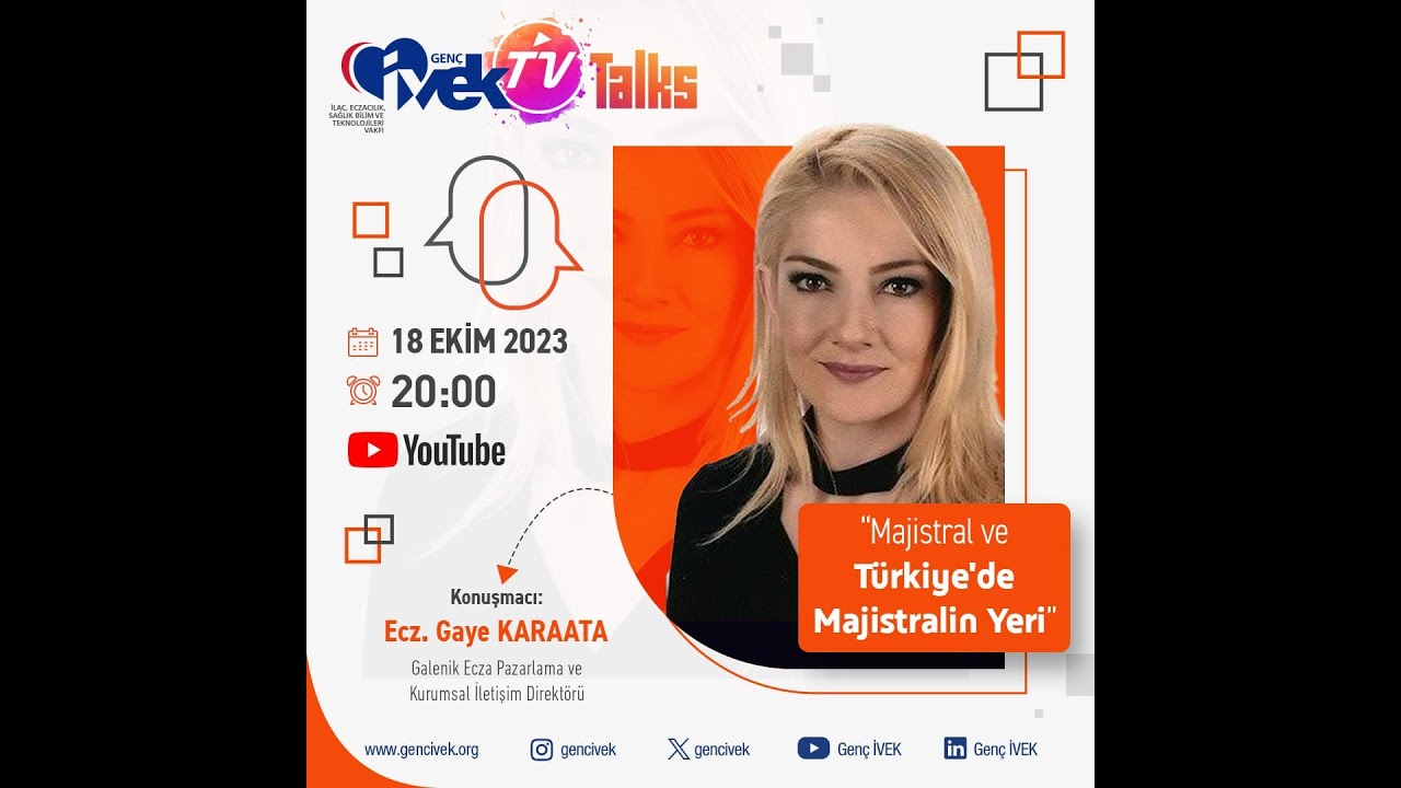 Genç İVEK TV Talks #5: Majistral ve Türkiye'de Majistralin Yeri- Ecz.Gaye KARAATA