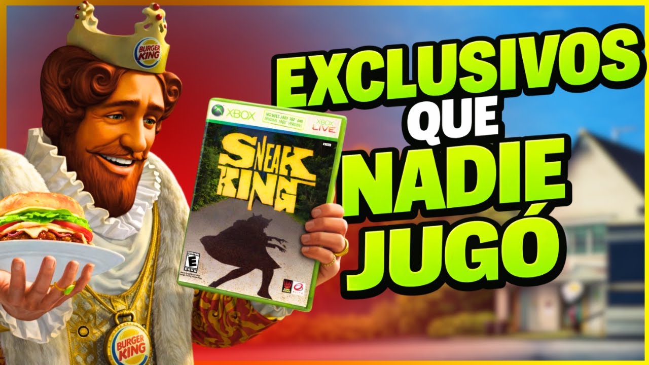 10 JUEGOS EXCLUSIVOS RAROS que CASI NADIE RECUERDA