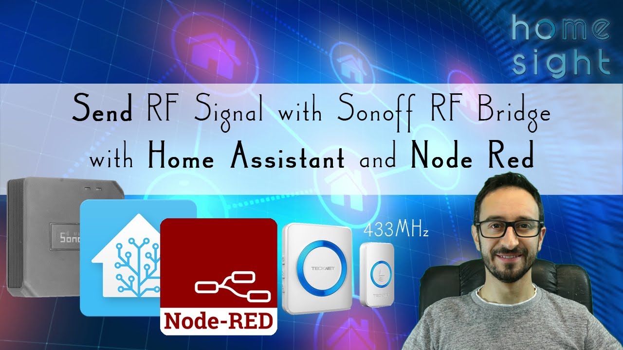 How to send RF Signal with Home assistant using Sonoff RF Bridge and Node Red