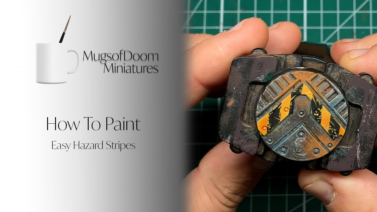 How To Paint: Easy Hazard Stripes