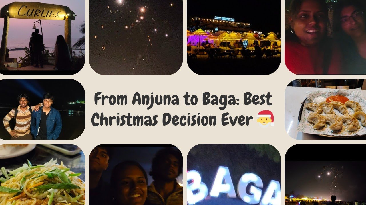 Our First Cousins Christmas in Goa 🎄✨ | Baga Beach Midnight Celebration | Ep : 9