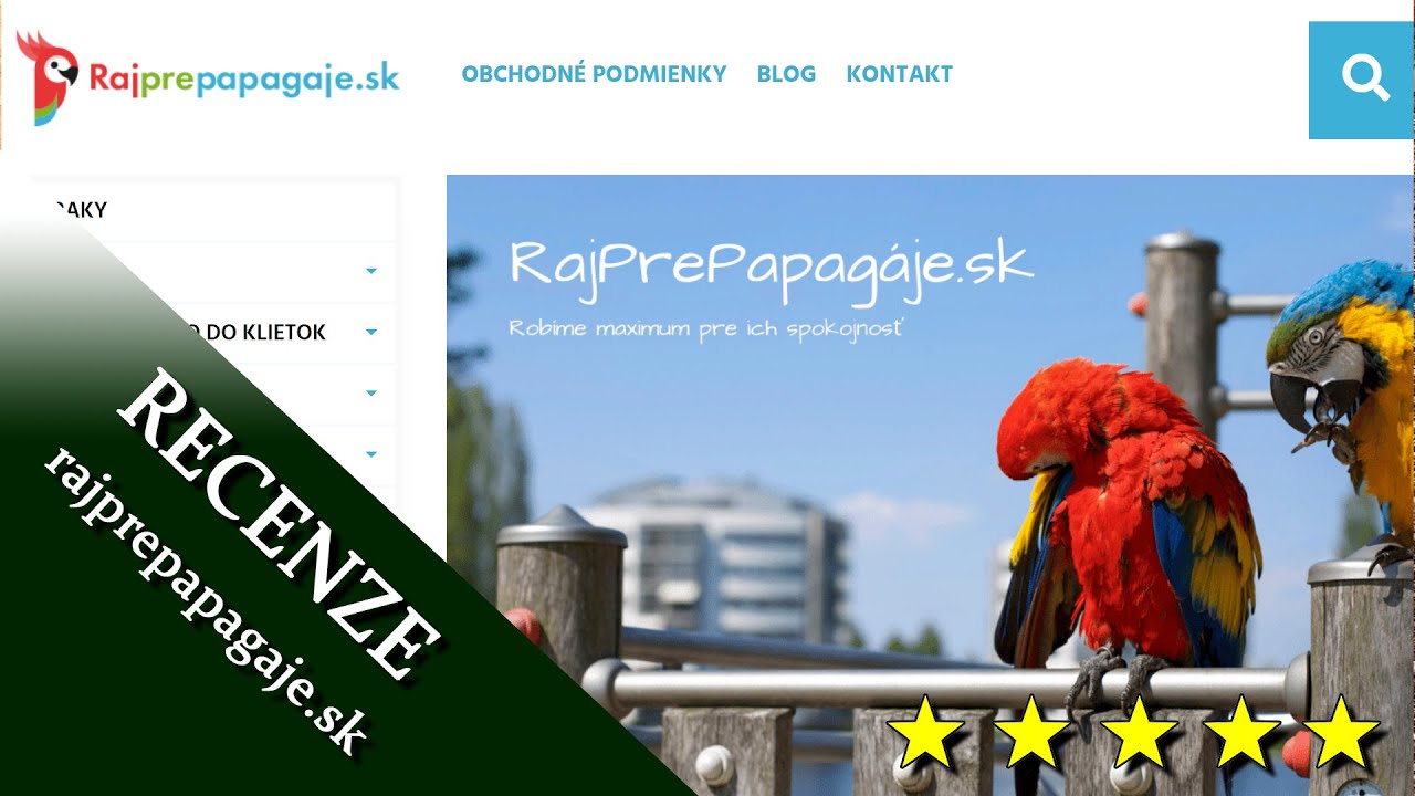 RECENZE - rajprepapagaje.sk │KorelyEu