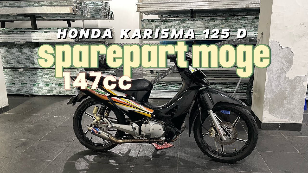 Review honda KARISMA 125 D || sparepart pake moge ducati😱‼️ mesin up 147cc🥶‼️