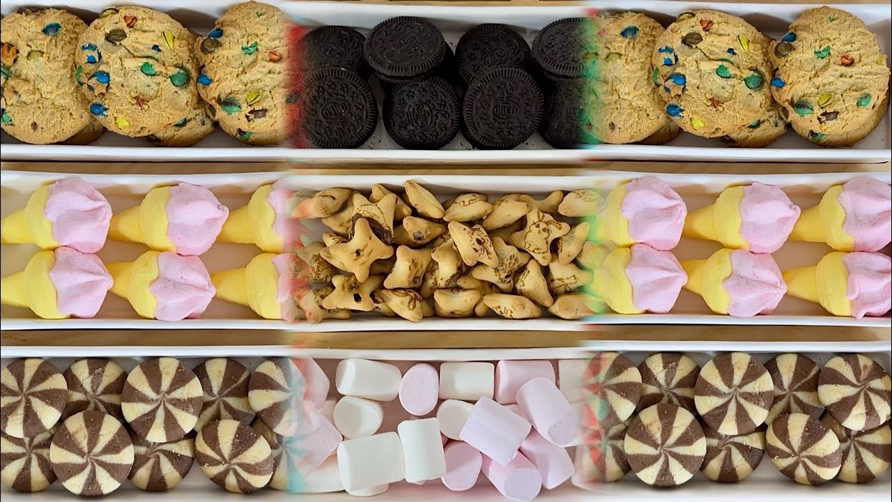 Filling platter with sweets 🍭 asmr 🍭 relaxing 