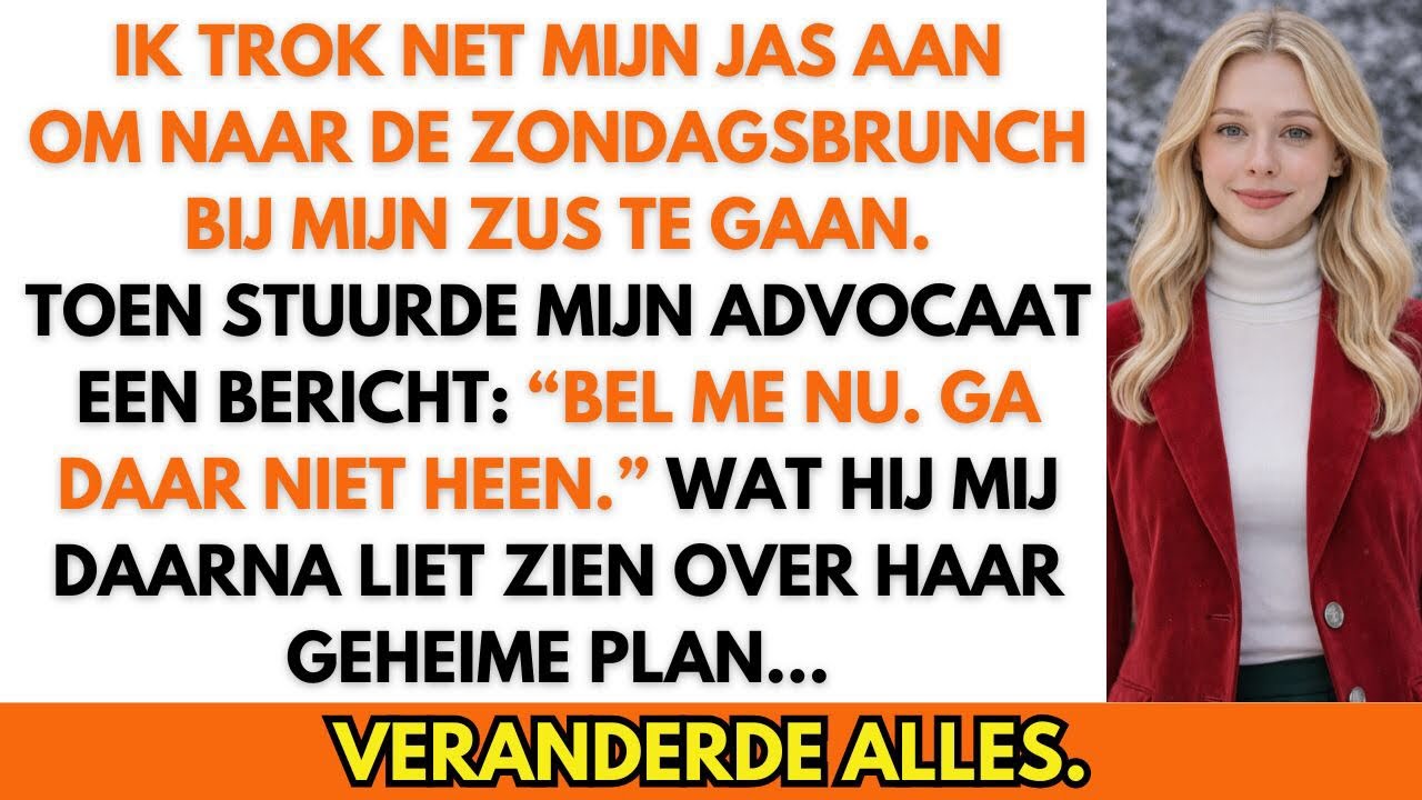 Mijn advocaat sms’te: “Bel me nu!” — hij onthulde het geheime plan van mijn zus