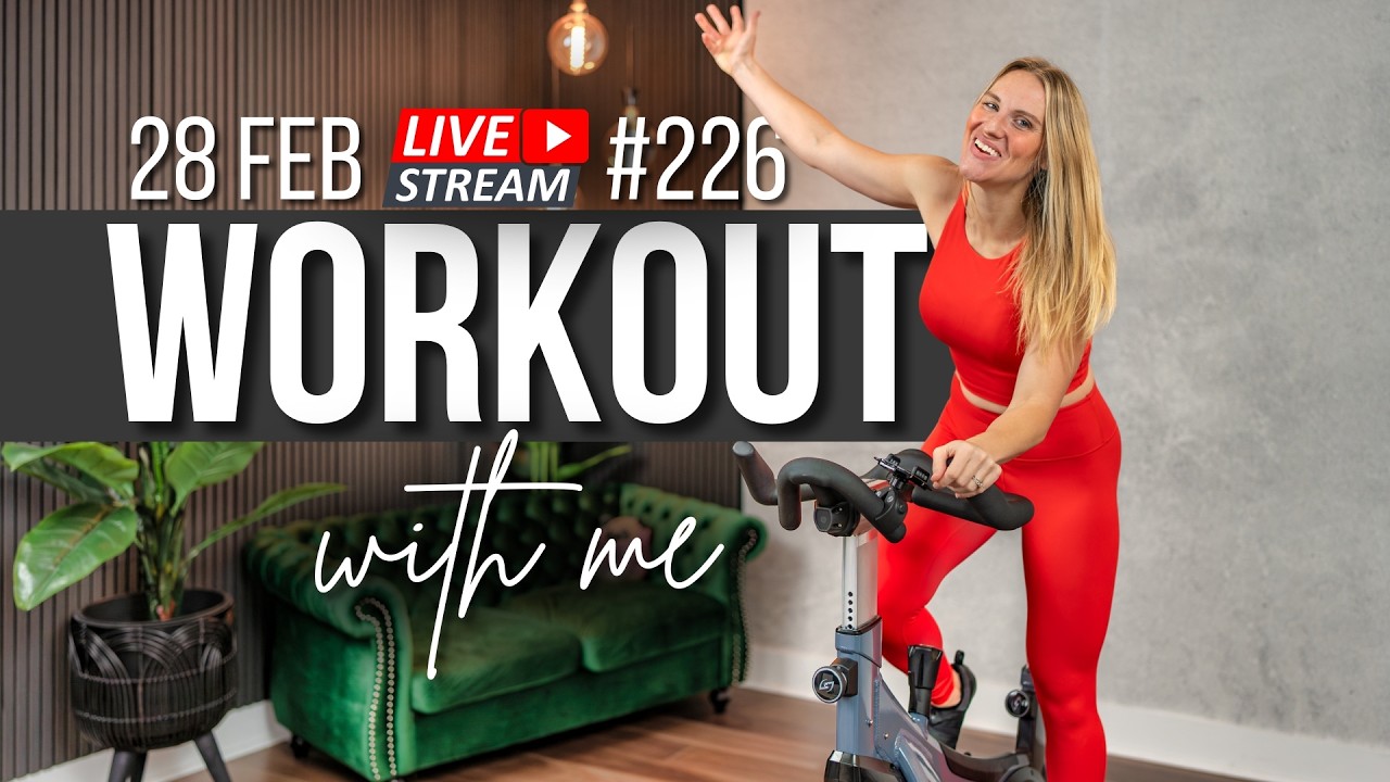 LIVE Indoor Cycling Workout! | 55-minute Indoor Cycling Class + ENCORE!