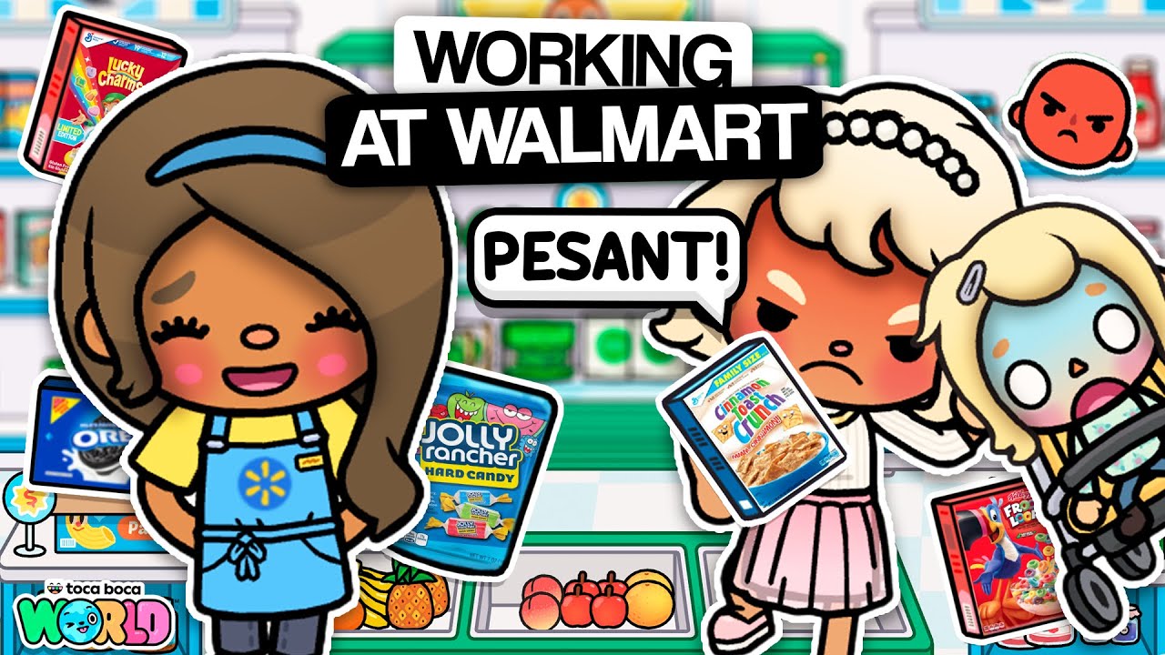 Работа в Walmart (Злая Карен) (серия 4) 😳 | Toca Life World College Roleplay 🌍