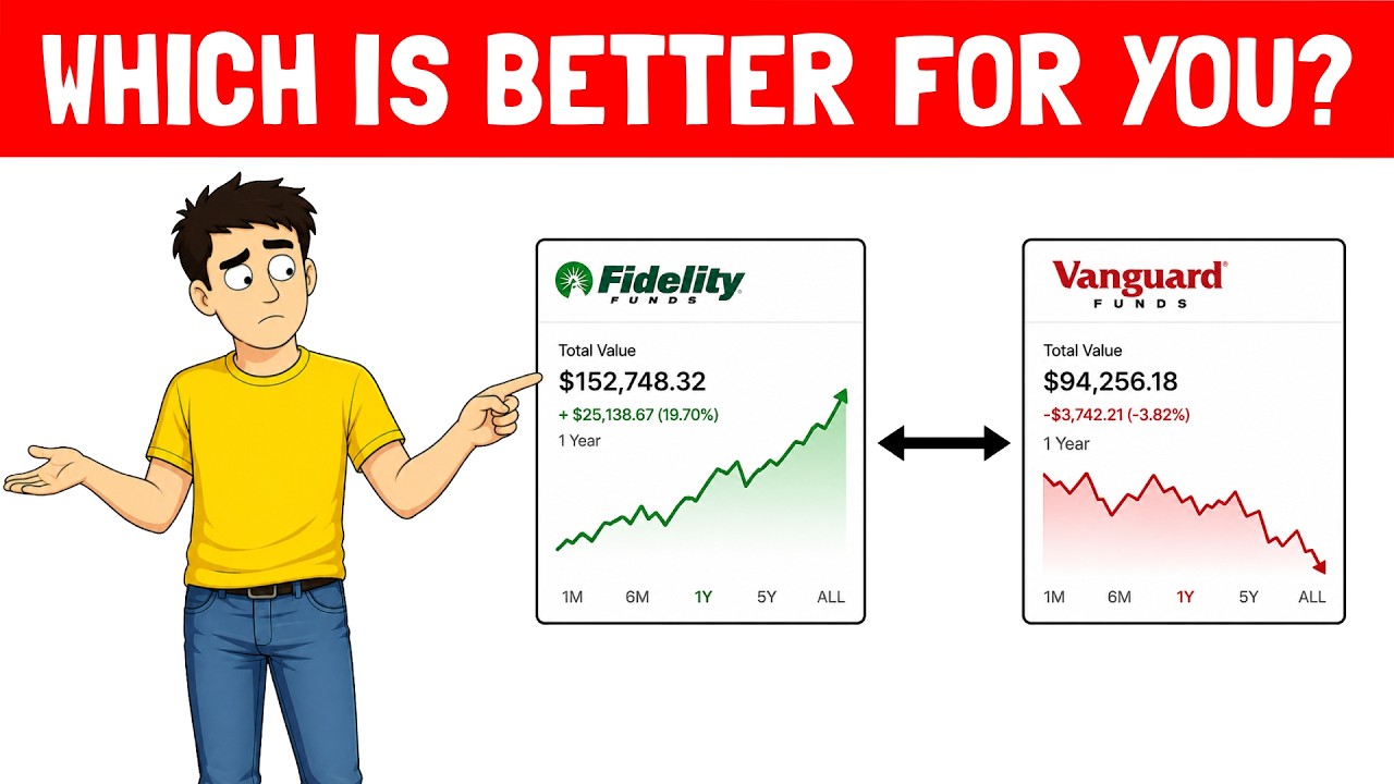 Fidelity Index Funds vs Vanguard Index Funds: 100K IN - Which Fund Makes You More Money?