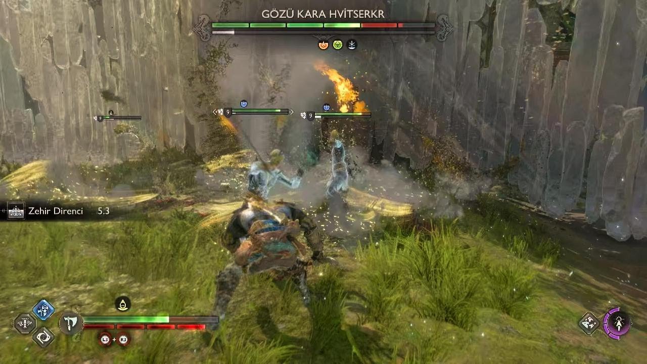 HVITSRKR THE BOLD – NG+ GMGOW BERSERKER BOSS FIGHT | GOD OF WAR RAGNARÖK