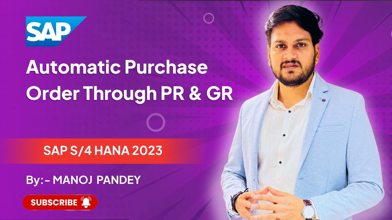 Automatic purchase order In SAP S/4 HANA