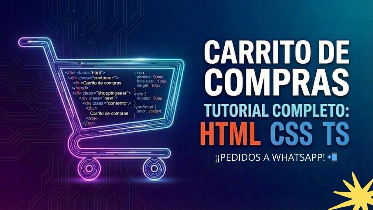 Cómo Enviar un Pedido de Carrito a WhatsApp con HTML, CSS, TS (Sin Backend)