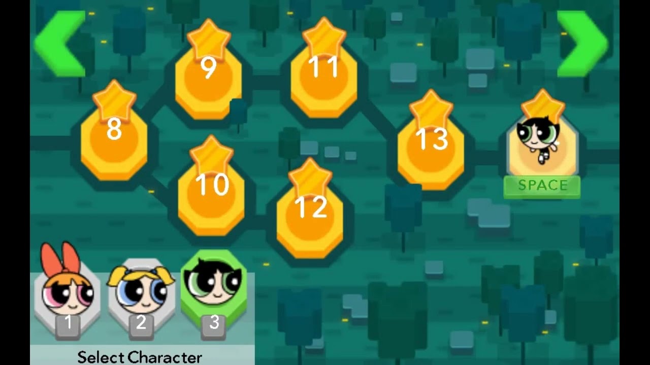 The Powerpuff Girls Hypno Bliss Gameplay |Levels 11 to 21
