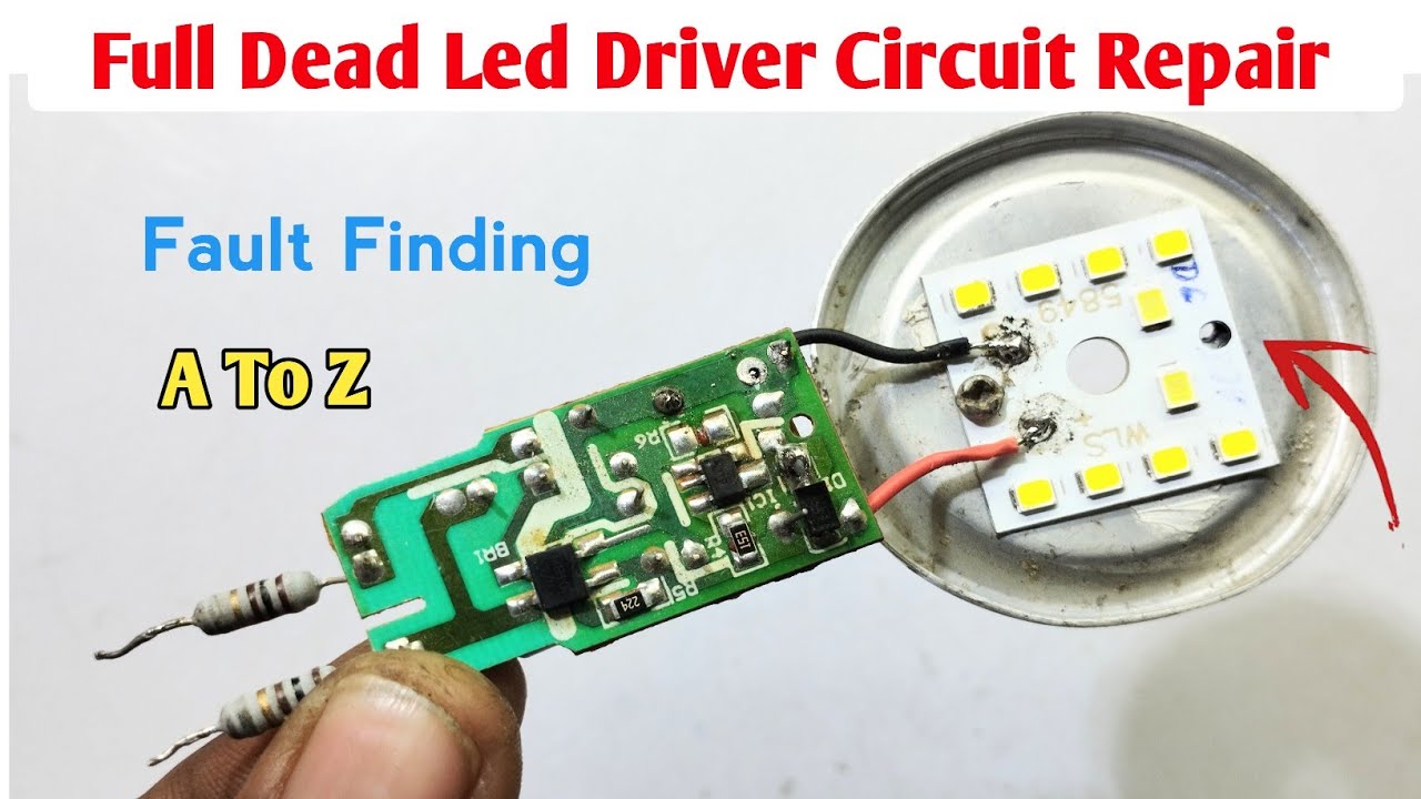 Full Dead Led Driver Circuit Repair || how to repair driver circuit || Driver Board repair