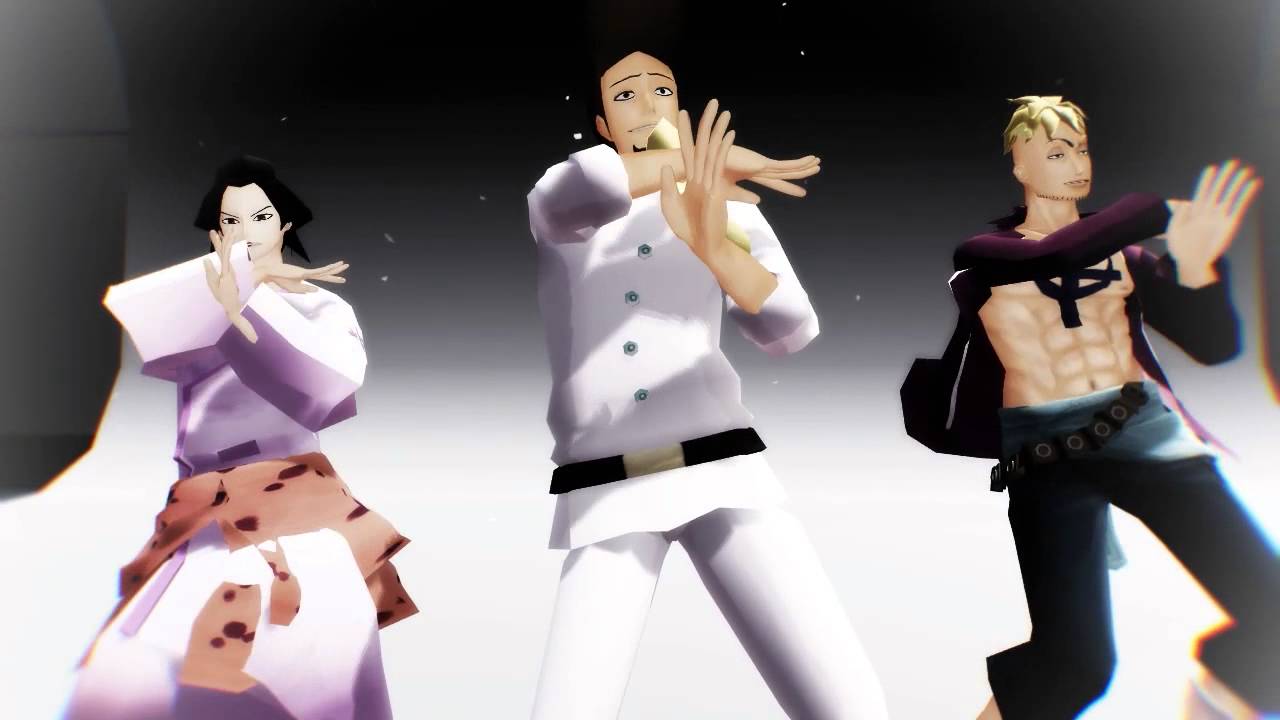 【MMDワンピ】1、4、16隊長で一心不乱