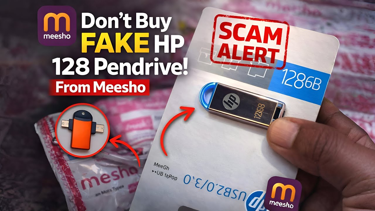 I Bought a 128GB HP Pendrive… It Was FAKE 😱