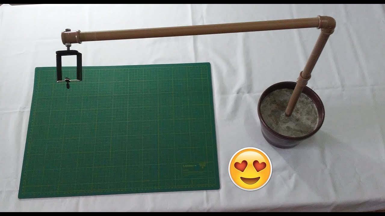 Diy - Suporte para celular com cano PVC para gravar - suporte regulável