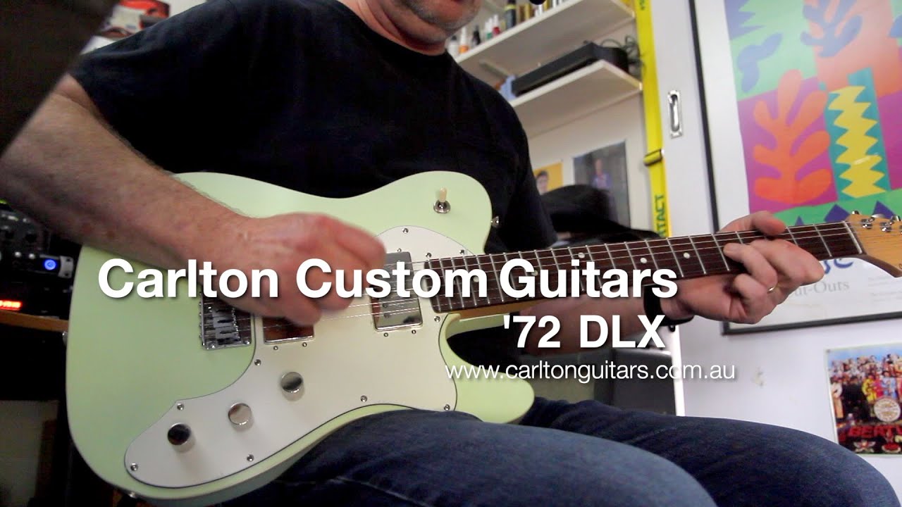 Carlton Custom Guitars '72 DLX - Martin A Smith Wide Range HB's - Nordvang Gravity OD - Fender DR