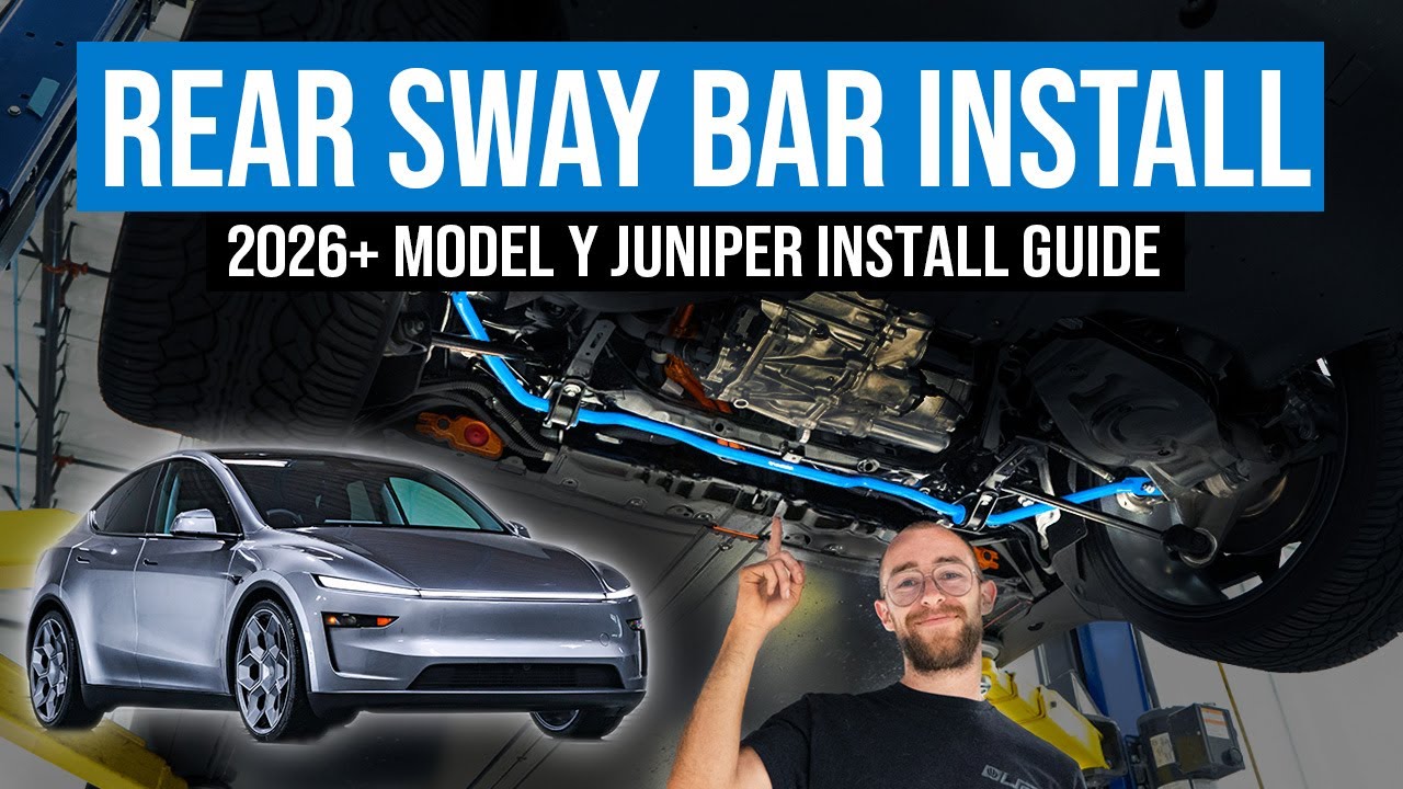 2026+ Tesla Model Y Adjustable Rear Sway Bar | Installation Guide