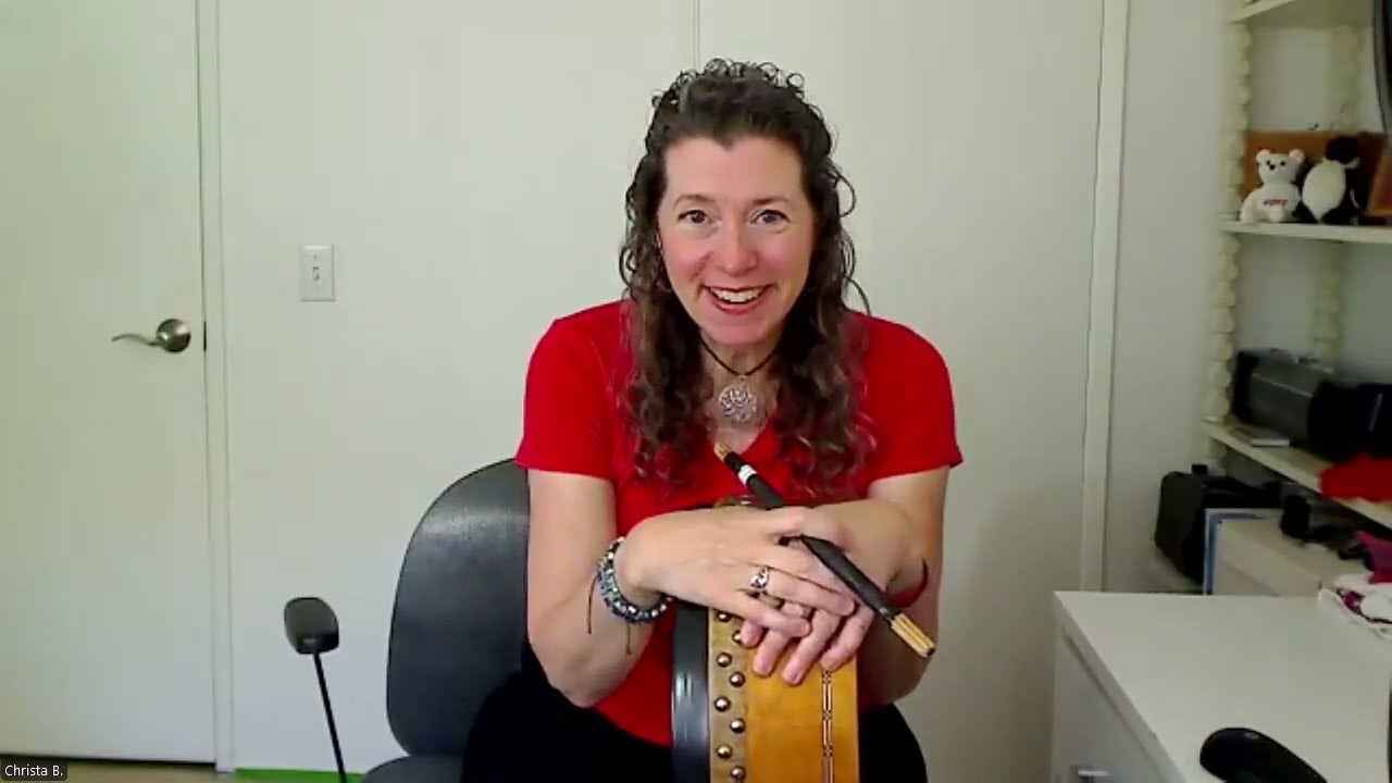 Bodhran: Christa Burch - Intro to Bodhran.- Virtual Lark 2026