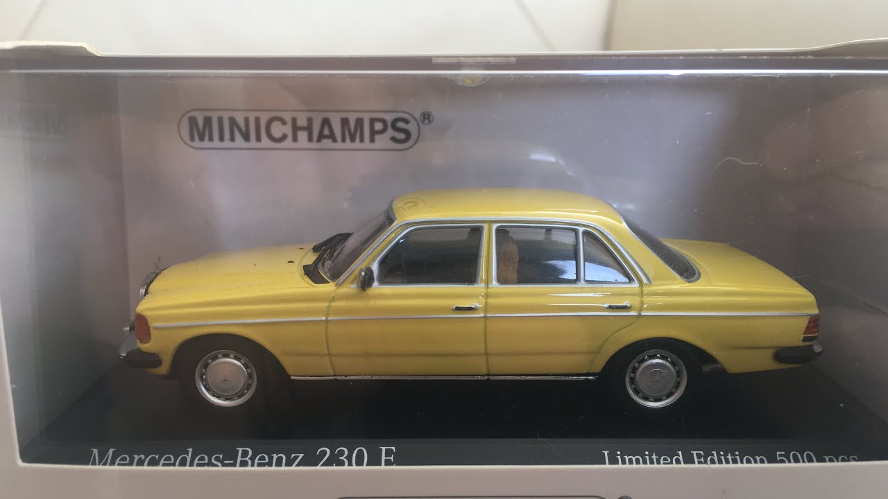 Обзор модели 1:43 Mercedes 230E W123 (Minichamps)