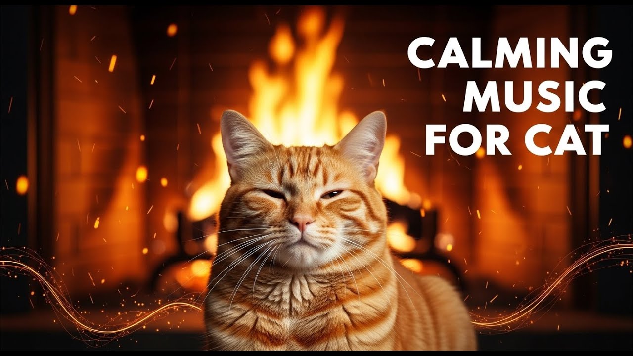 12 Hours : Calming Music for Anxious Cats 😻, Deep Sleep Sounds & Natural Insomnia Relief 🧘‍♀️