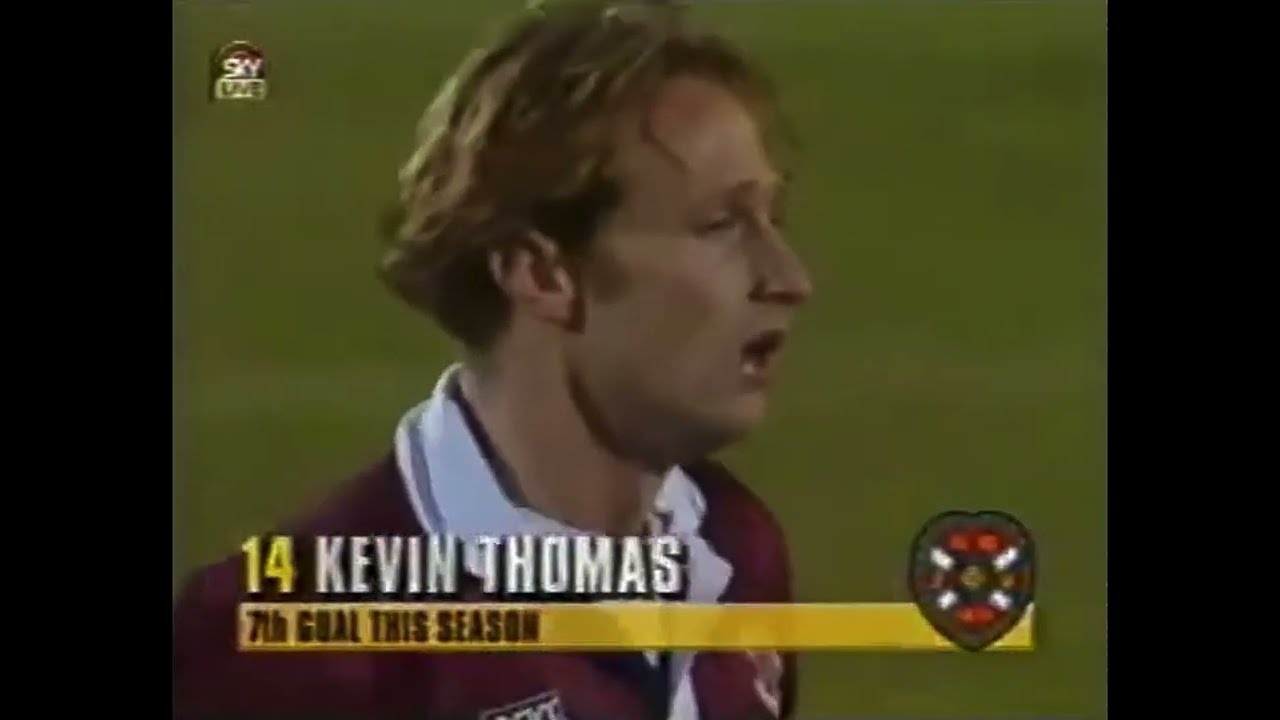 Hearts 4-2 win against Rangers. 20/2/1995.