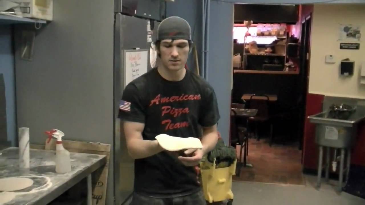 How to toss a pizza, table work, and the whip