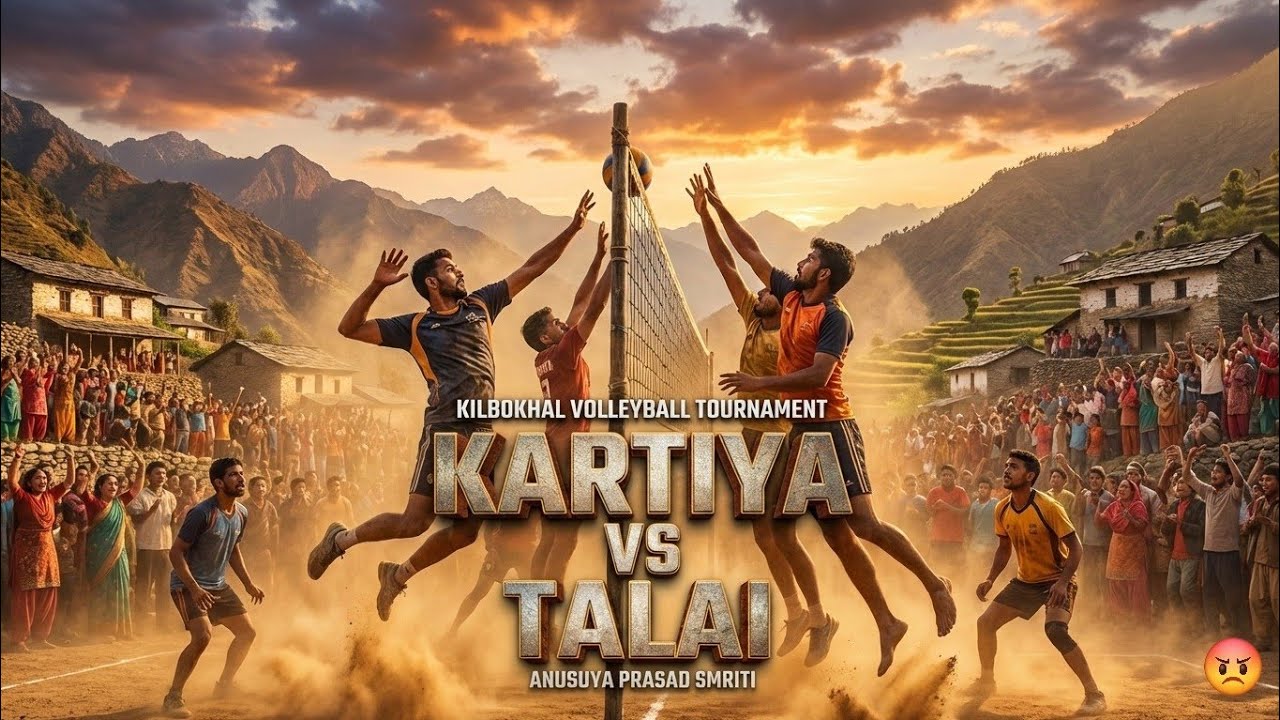 Kartiya vs Talai 🔥 Volleyball Match | Kilbokhal | Anusuya Prasad Dhyani Smriti Tournament