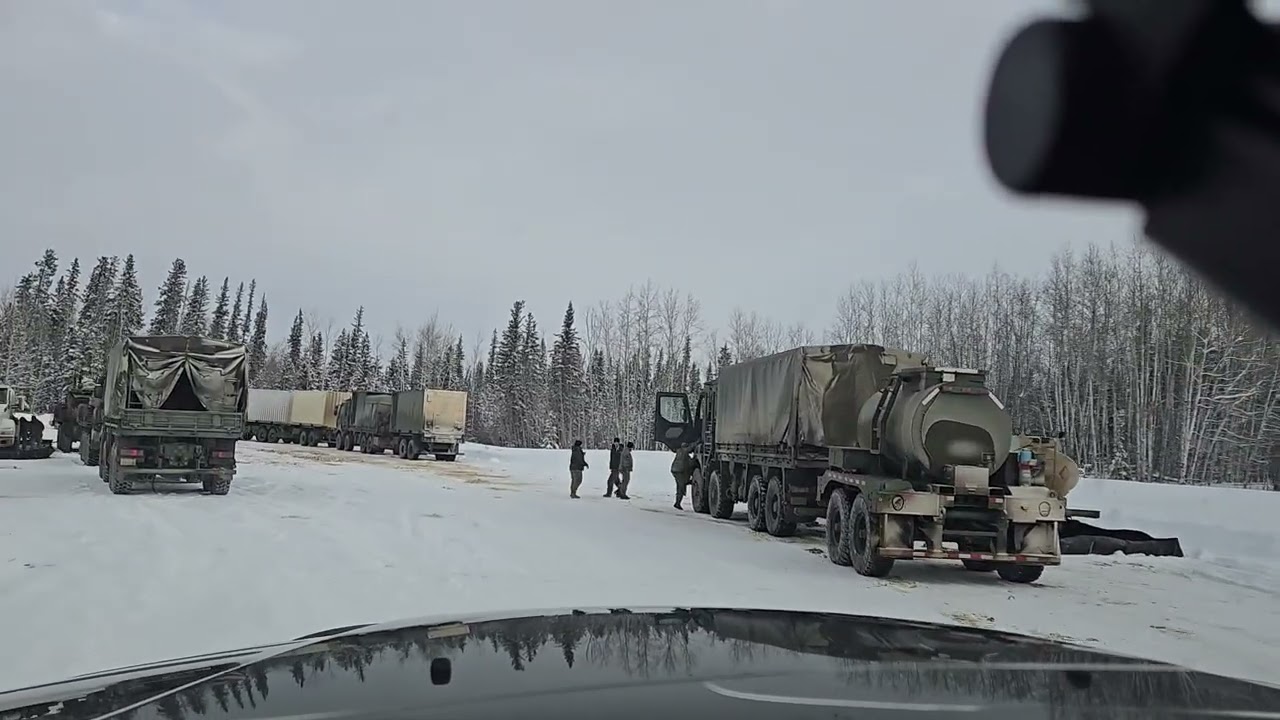 Southbound hwy 1 NWT, coming to 60th Parallel Park NWT #music Forplay/Long Time Boston 