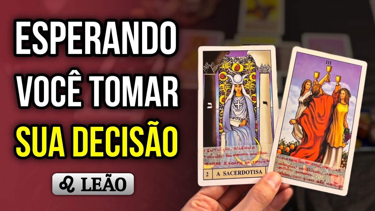 ♌ LEÃO: ELE(A) QUER SABER SUA RESPOSTA AINDA HOJE! 💗 O Tarot mostra o que está em jogo!