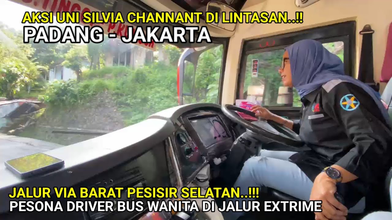 PART1. DRIVER BUS WANITA PERTAMA PO.MPM PERDANA STAR TARUSAN‼️TRIP PADANG - JAKARTA BIKIN KEJUTAN⁉️