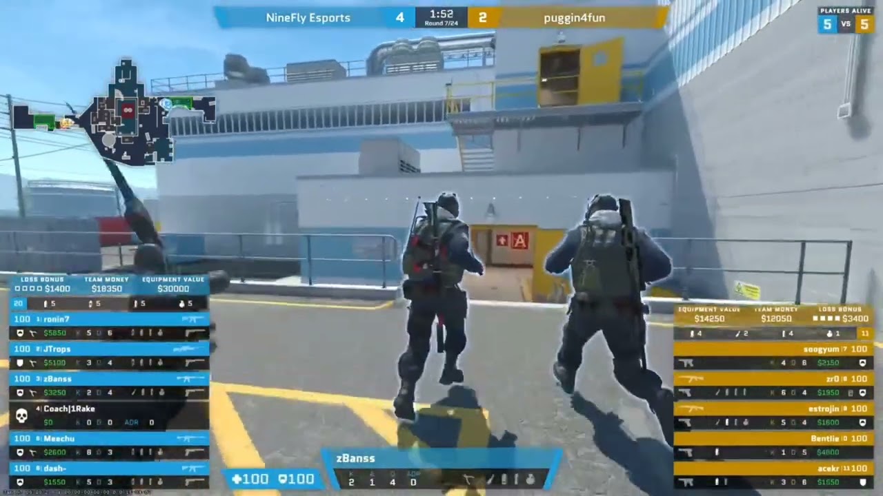 9F vs Puggin4fun | ESEA Main S56 